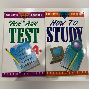 Book Set “‘Ace’ Any Test” and “How To Study”